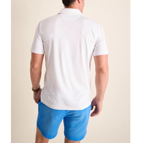 NEW CHUBBIES Men's White The Complete Outfit 2.0 Performance Polo Shirt Size L - Picture 2 of 7